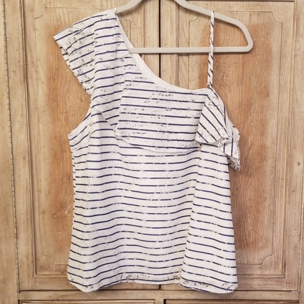 BLU PEPPER Asymmetrical Top (1X)